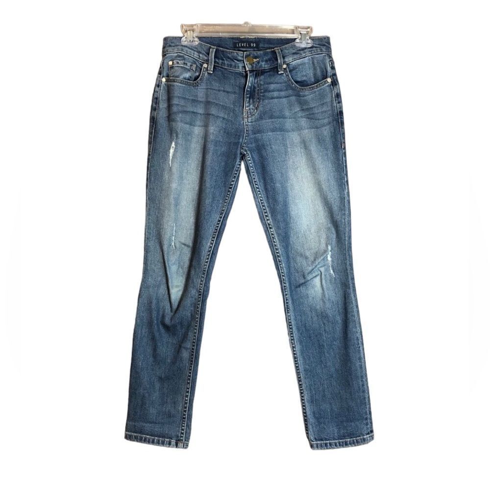 Level‎ 99 straight leg distressed jeans. Size 26